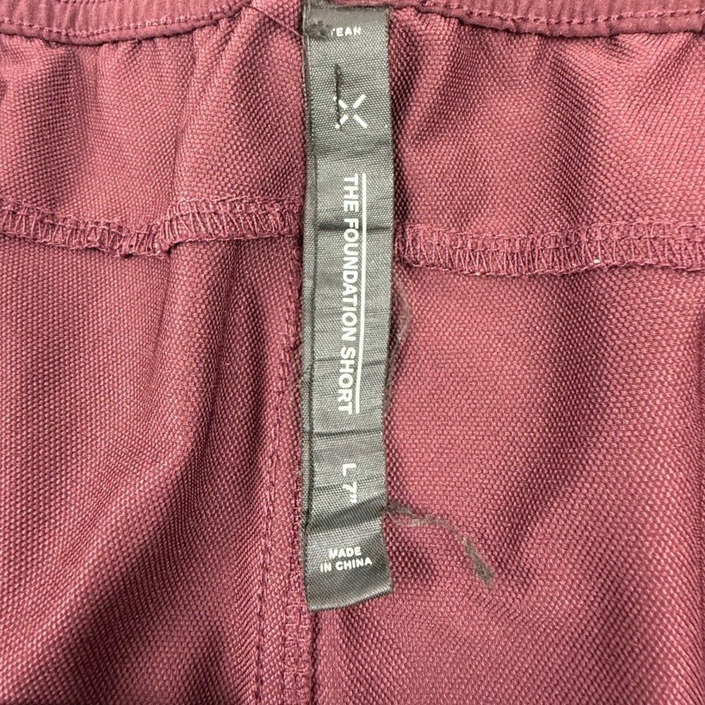 Ten Thousand Men Maroon The Foundation Short 7 Inch Inseam Size Large L Training - Picture 4 of 10